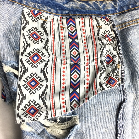 Forever 21 Distressed Jean Shorts - Picture 5 of 6